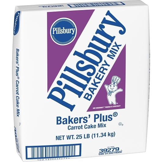 Pillsbury Bakers' Plus Carrot Cake Mix 25 lb
