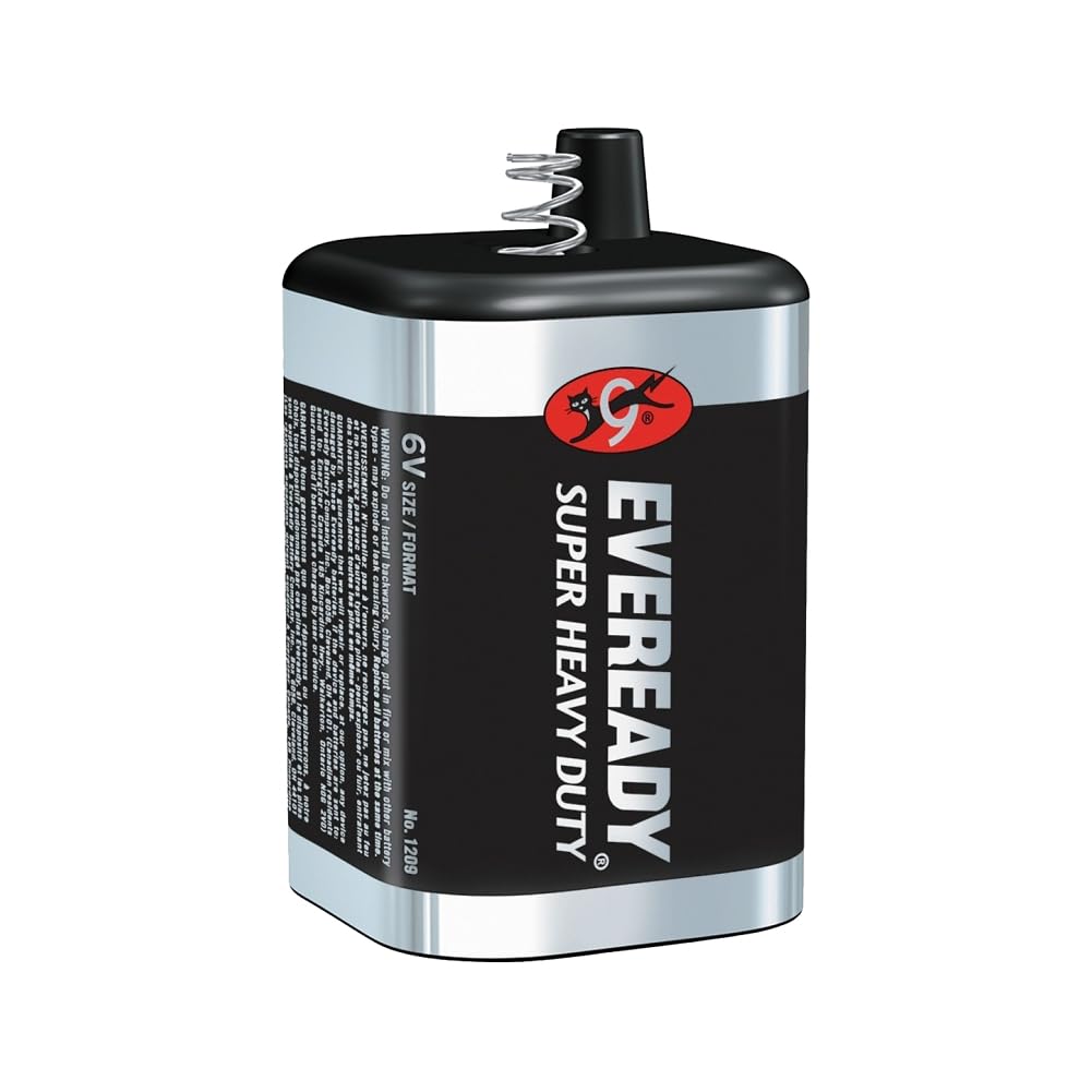 POWER ZONE 4R25 Heavy Duty 6V Lantern Battery