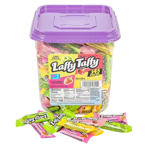 Laffy Taffy Assorted Candy Jar, 145 Count