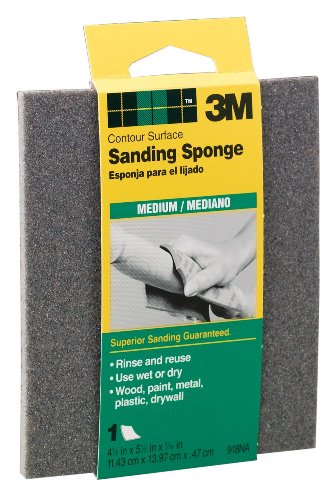3M 918DC-NA 918 Sanding Sponge, Pack of 1,