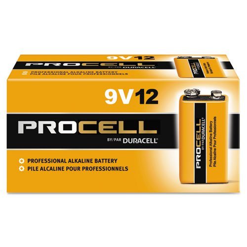 Duracell Procell 9V Alkaline Battery, 12-Pack