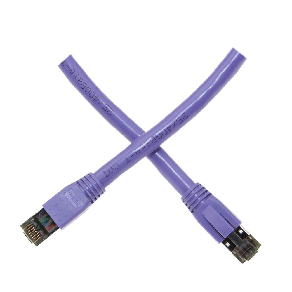 CableWholesale Cat8 Ethernet Patch Cable 5ft Purple
