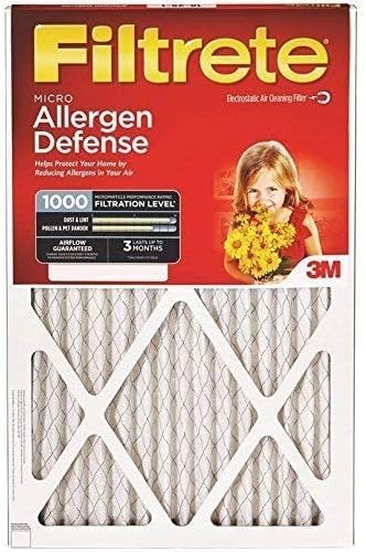 3M Filtrete Allergen Defense Air Filter 20x25x1