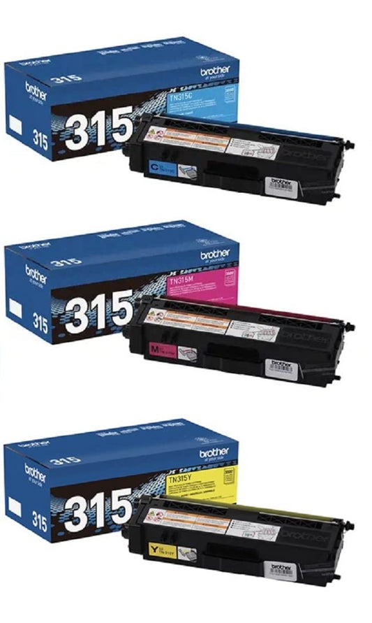 Brother TN-315CMY Toner Cartridge Set 3-Pack