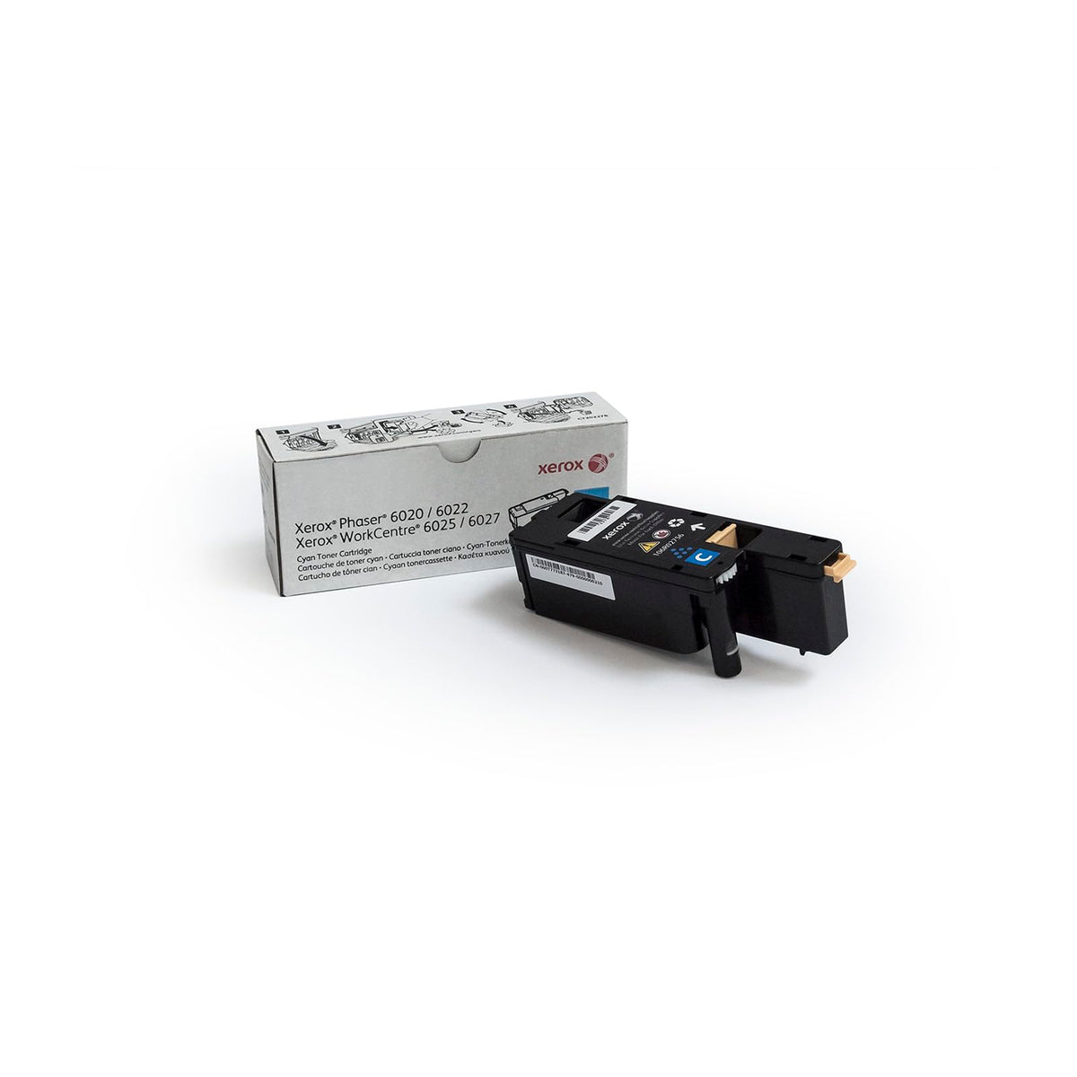 Xerox Phaser 6020/6022 / Workcentre 6025/6027 Cyan Standard Capacity Toner Cartridge (1,000 Pages) - 106R02756