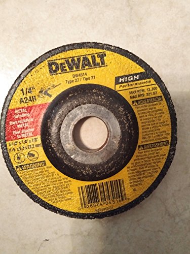 DEWALT Grinding Wheel for Metal, 4-1/2-Inch (DW4514)