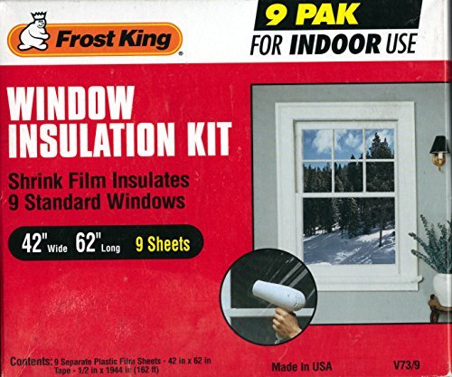 Frost King Indoor Shrink Window Kit V73/9H 42 x 62 in Pack of 54