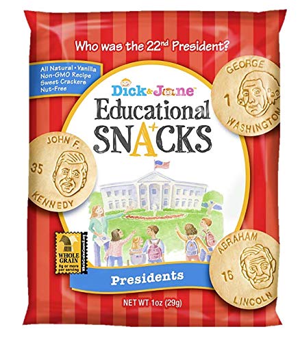 Dick & Jane Educational Snacks Presidents Pack