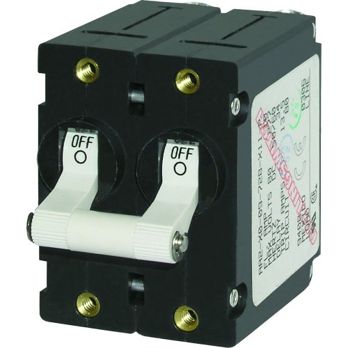 Blue Sea Systems 7233 White Toggle Circuit Breaker 10A