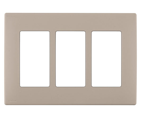 Leviton Renu 3-Gang Screwless Wallplate REWP3-CA