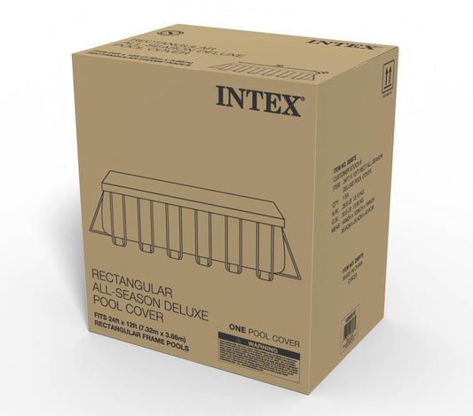 Intex 24ft x 12ft Deluxe Winter Pool Cover