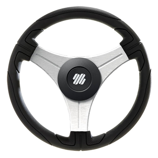 Uflex Ustica Steering Wheel 13.8" Black/Silver