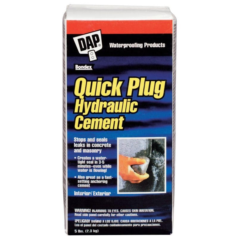 DAP Quick Plug Hydraulic Cement 5 lb Box, 6 Pack