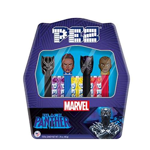 PEZ Black Panther Gift Set, 4 Dispensers, 13.3oz