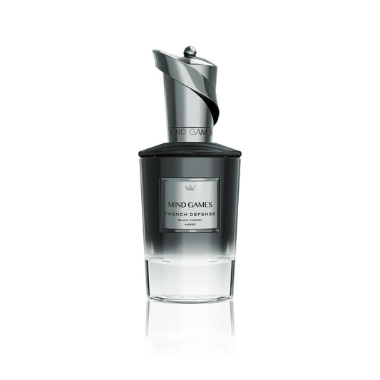 MIND GAMES French Defense - Luxury Perfume with Notes of Cherry, Chamomile, Amber & Cedarwood - Elegant Extrait de Parfum for Women & Men - Fruity & Velvety Perfume - 100 mL/3.4 oz