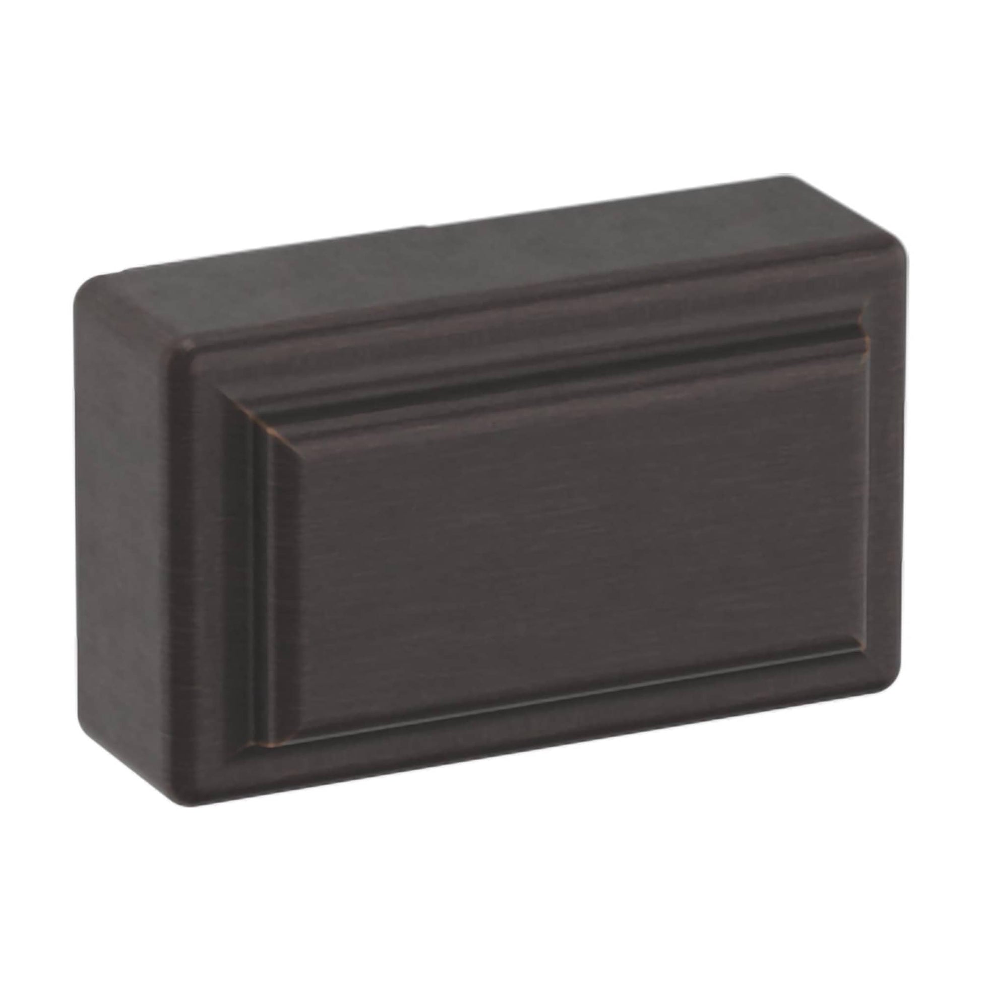 Baldwin 4425112BIN 4425.BIN Raised 1-1/2 Inch Rectangular Cabinet Knob from The Estate Collection
