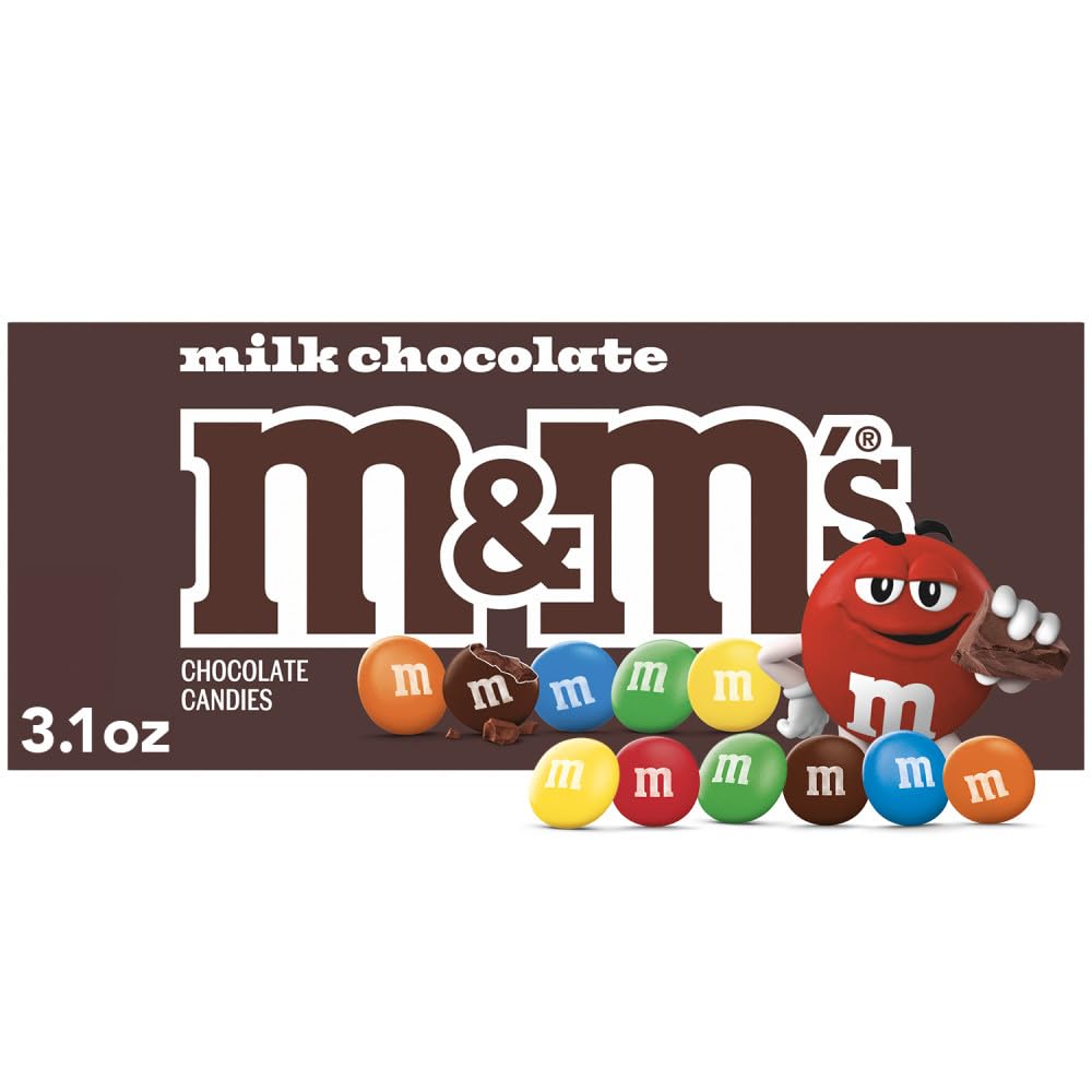 M&M's Milk Chocolate Candy Theater Box 3.1 oz