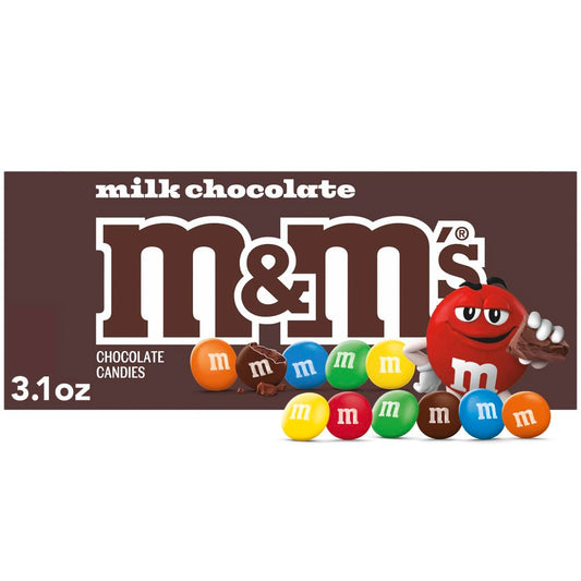 M&M's Milk Chocolate Candy Theater Box 3.1 oz