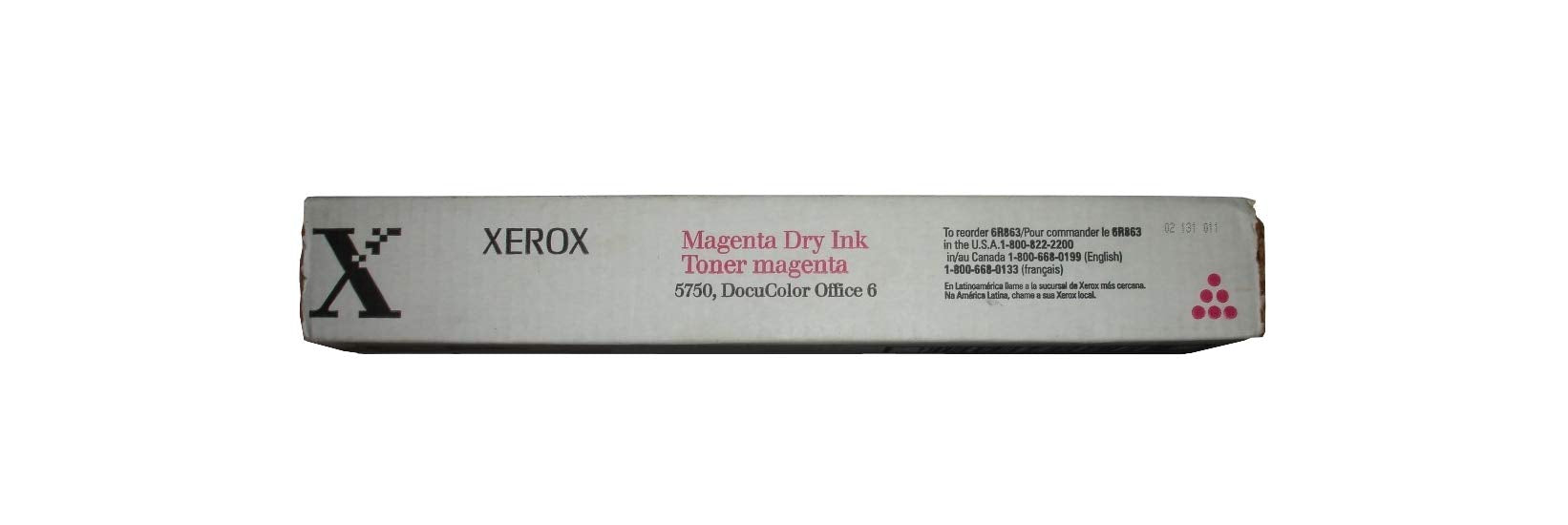 Xerox DocuColor 5750 Magenta Toner Refill, 25,000 Pages