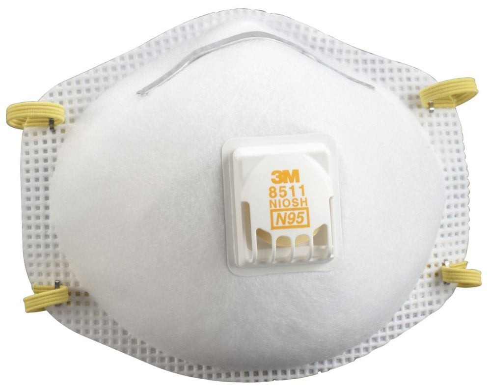 3M 8511 N95 Respirator Mask 20-Pack