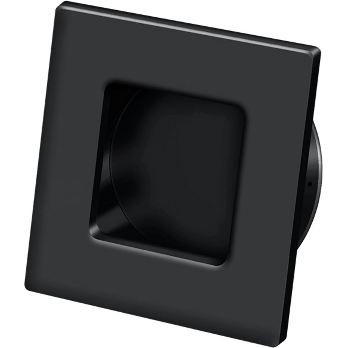 Deltana FPS234U19 2-3/4" Square Heavy Duty Flush Pull Black Finish