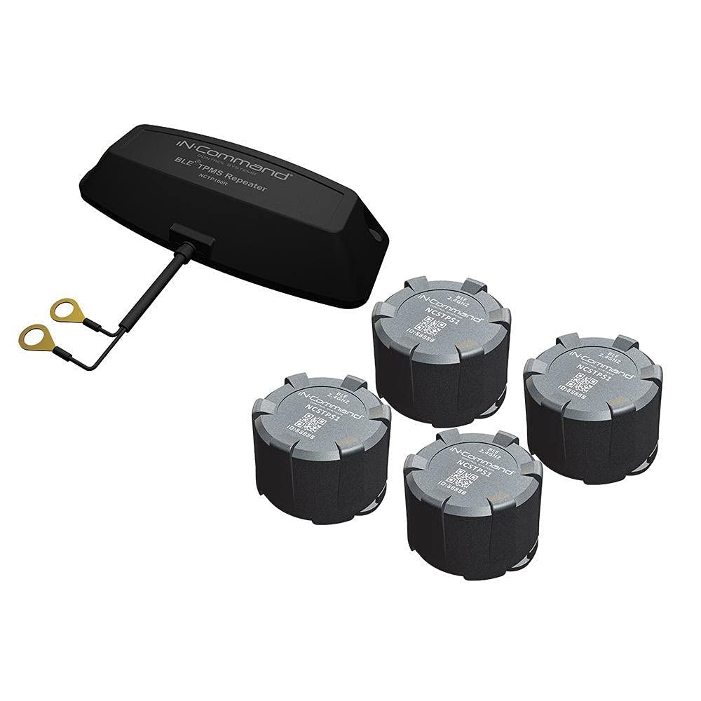 iNCommand NCTP100 Bluetooth Tire Pressure Monitoring System 4 Sensors