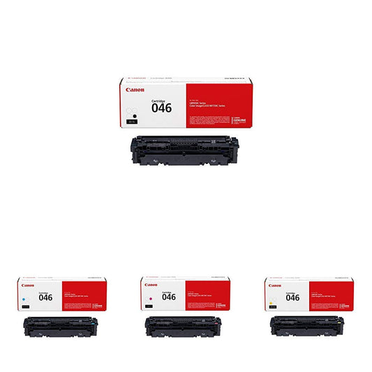 Canon CRG-046 4-Color Complete Toner Cartridge Set