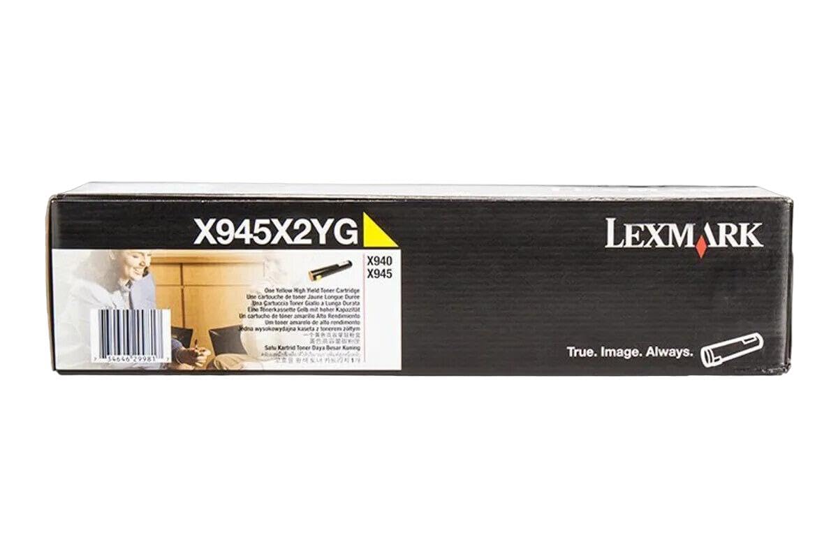 Lexmark X945X2YG High-Yield Yellow Toner Cartridge 22,000 Pages