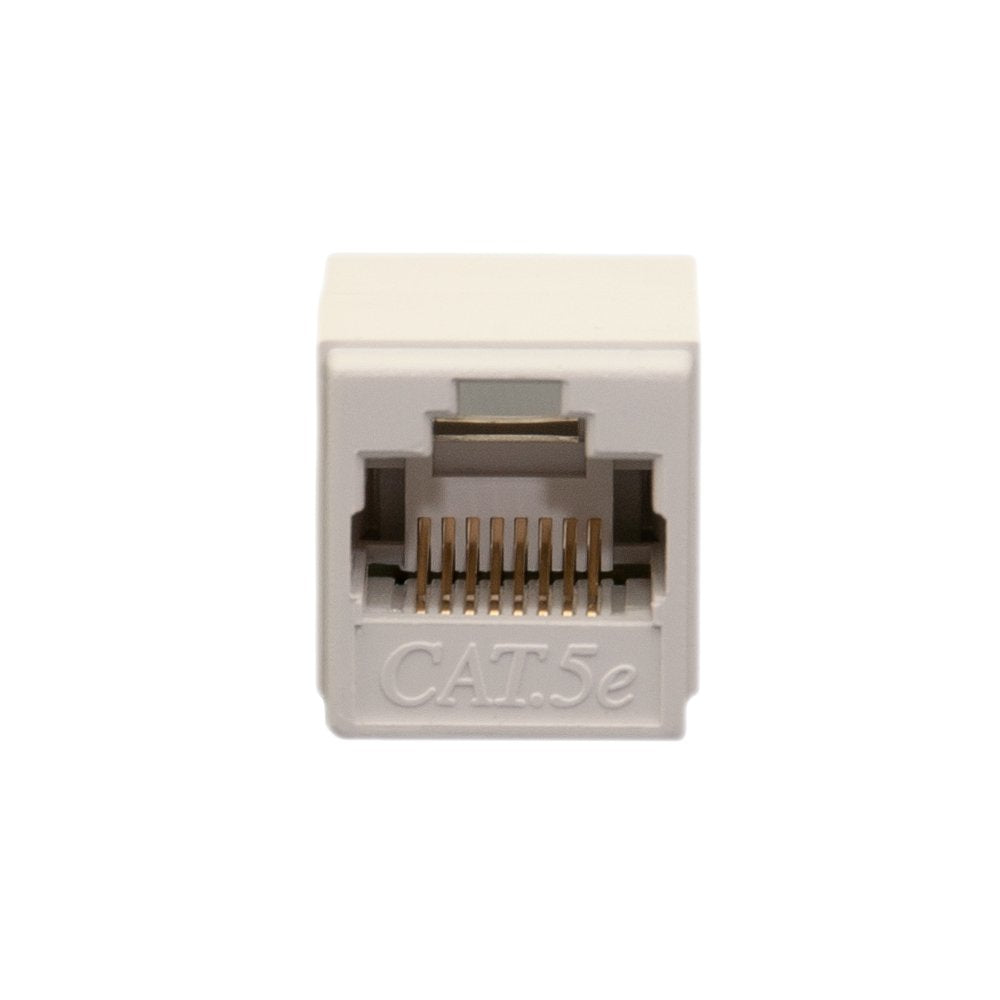CableWholesale Cat5e RJ45 Unshielded Coupler White