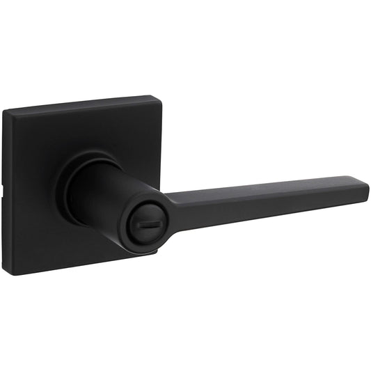 Kwikset Daylon Privacy Lever Matte Black