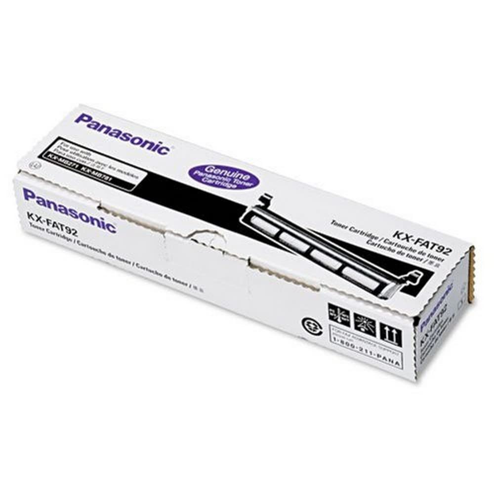 Toner Cartridge, 2000 Page Yield, Black, Sold as 1 Each - PANASONIC Toner Cartridge, 2000 Page Yield, Black