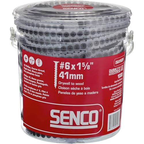 SENCO SCREW COLLATD#6X1-5/8"