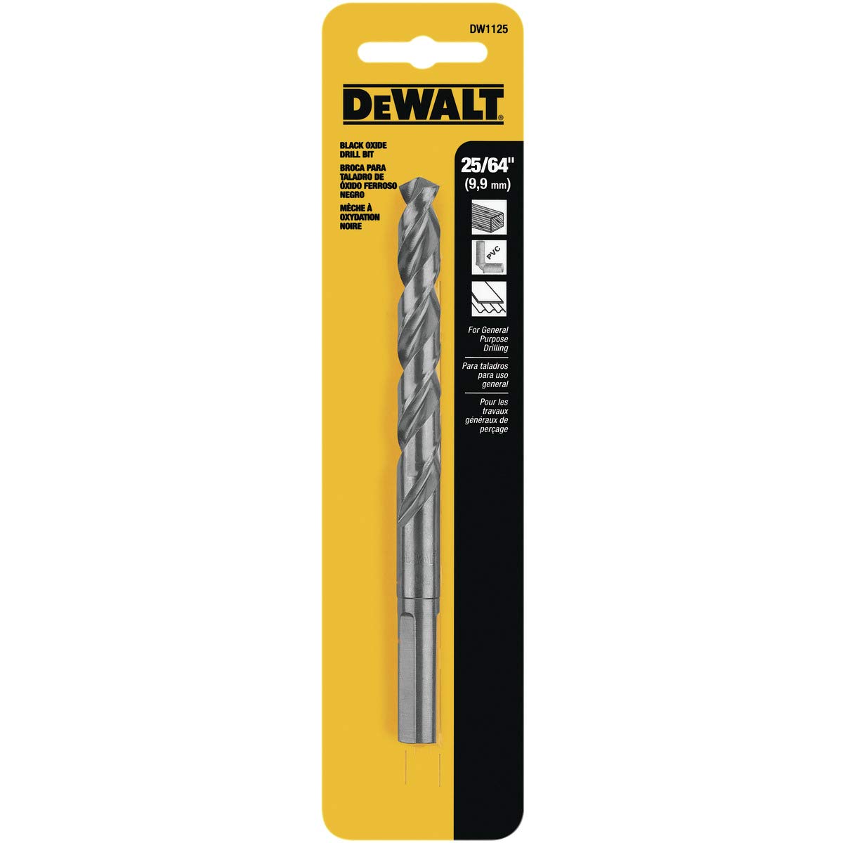 DEWALT DW1125 25/64" Drill Bit