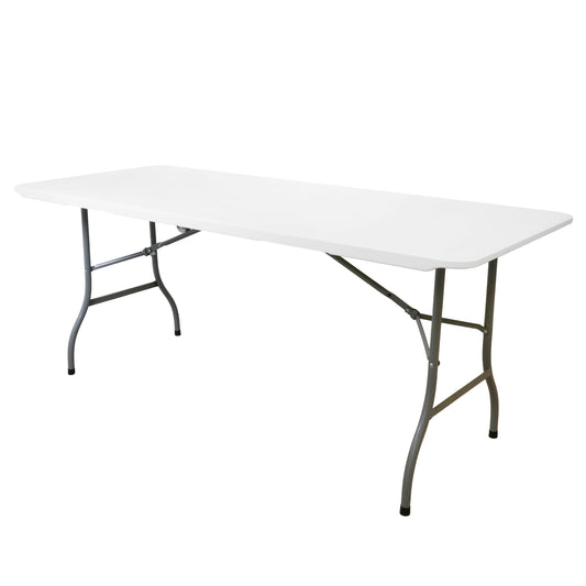Elama 6 Foot Folding Table White