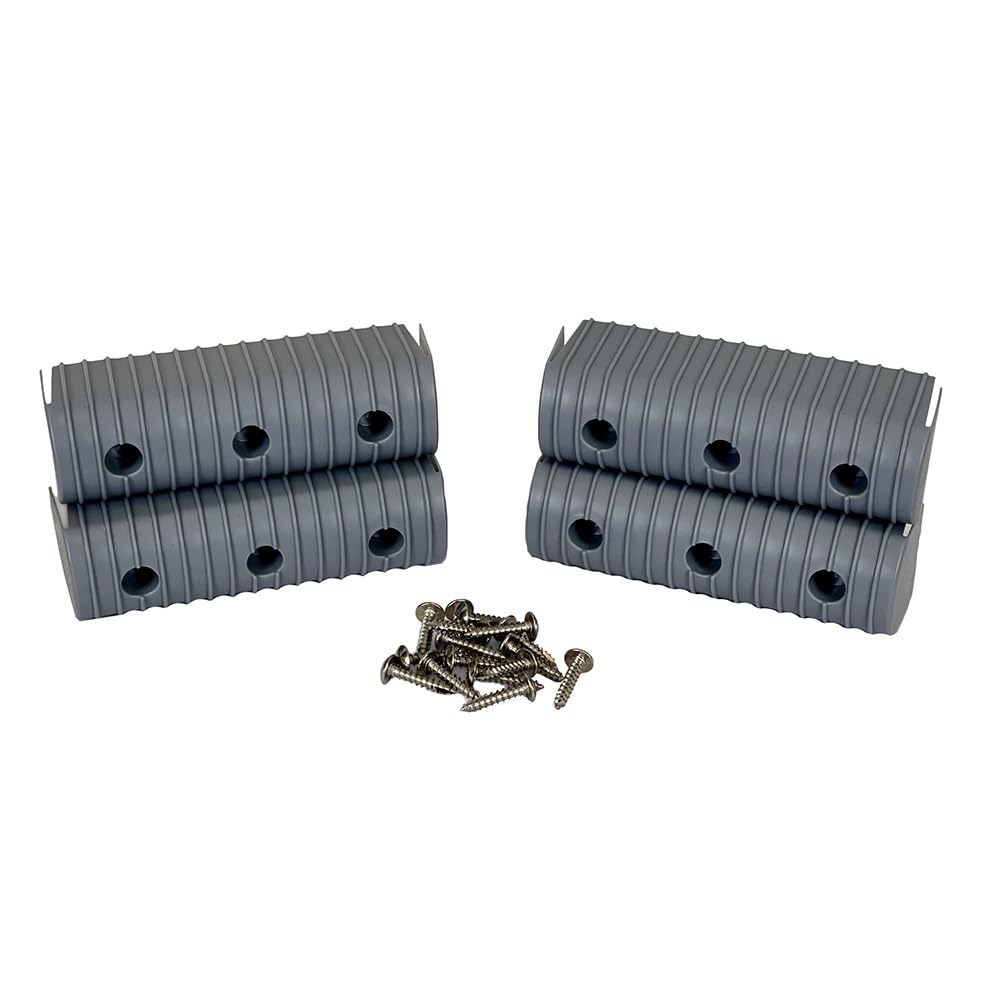 Caliber 23053 Bunk Wrap End Cap 2in x 6in Cool Gray