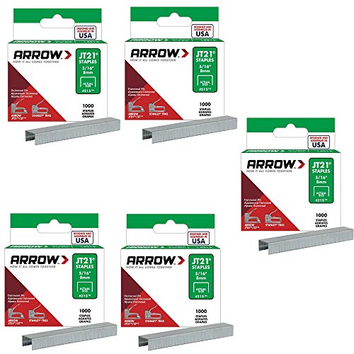 Arrow JT-21 Staples 5/16" 1000-Pack