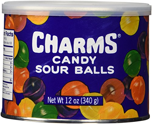 Charms Assorted Sour Ball Canister 12oz