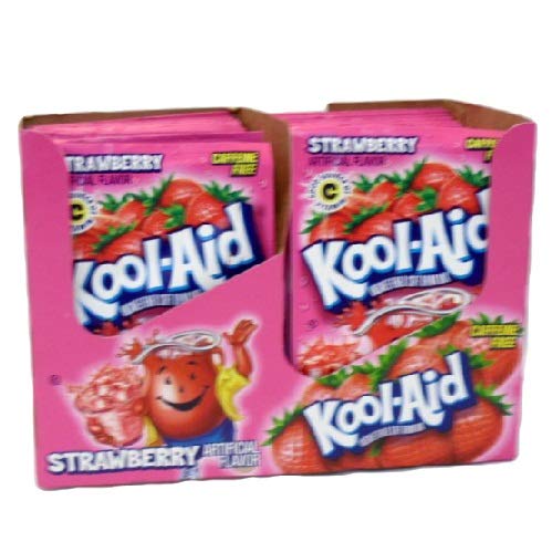 Kool-Aid Unsweetened Strawberry Drink Mix .14oz 4/48ct