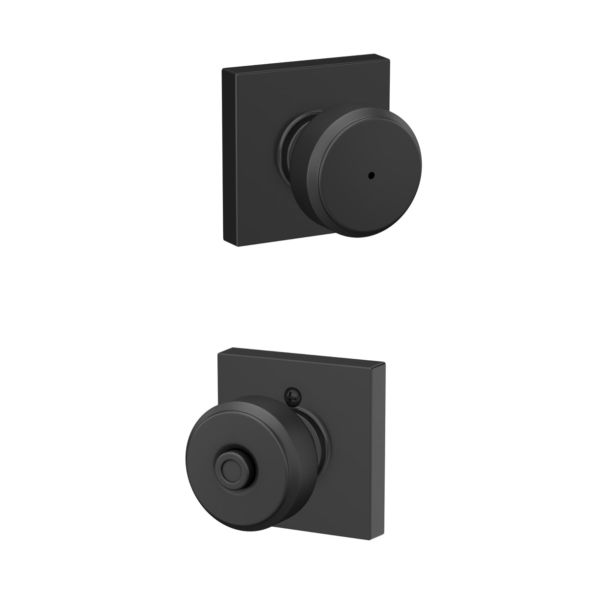 Schlage Door Knob, Fits 1-3/8 to 1-3/4 in. Doors