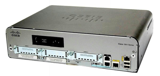 Cisco CISCO1941/K9-RF 1941 Integrated Services Router - - 2 Ports - 5 Slots - Rack-mountable, Wall Mountable