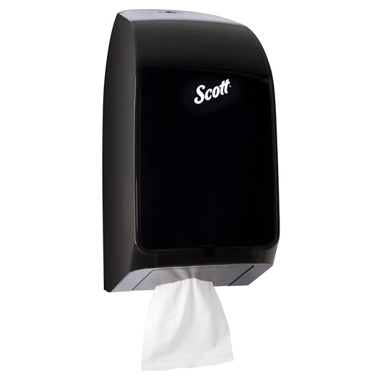 Scott Hygienic Bathroom Tissue Dispenser 39728 Black 7x5.7x13.3 in