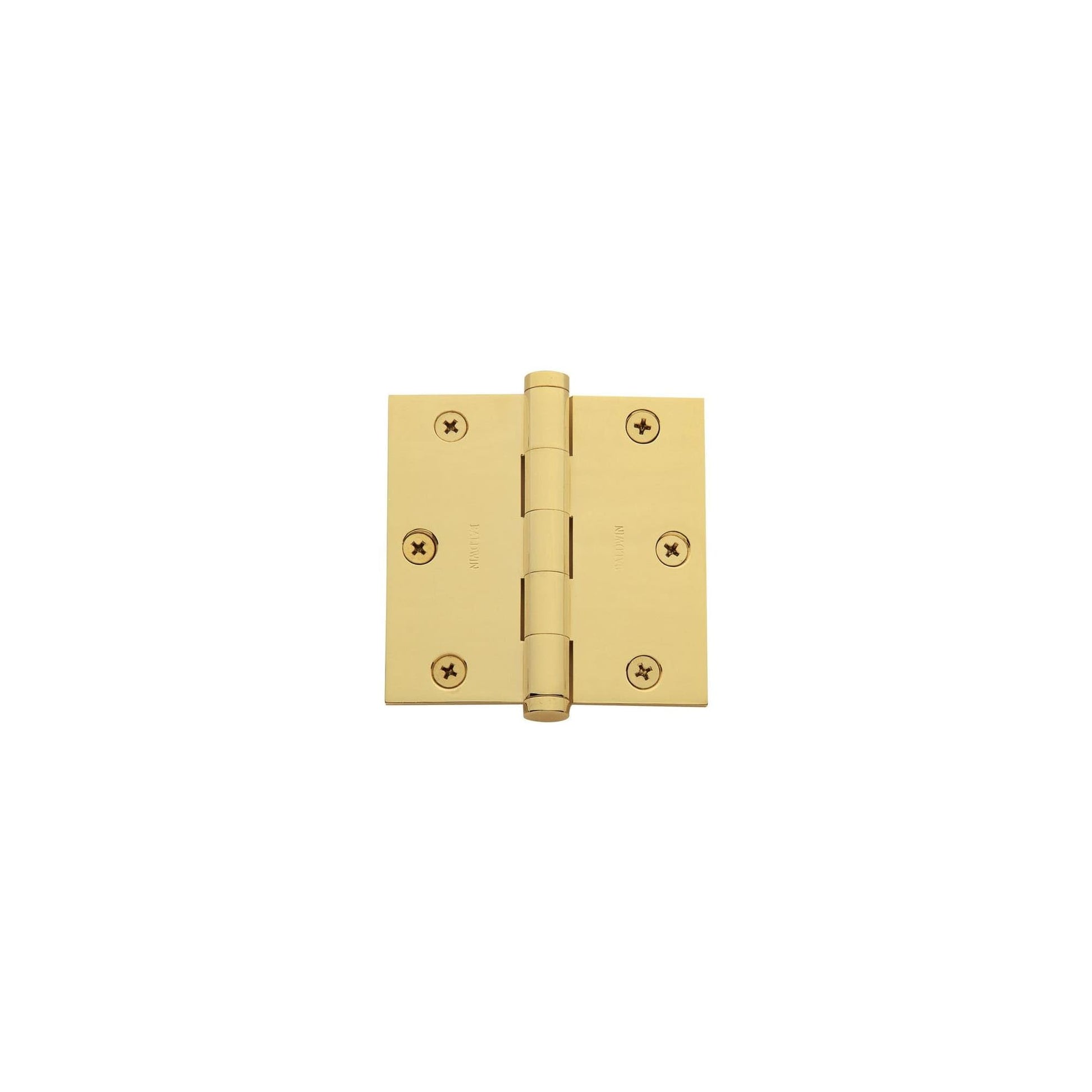 Baldwin 1035031I Square Mortise Hinge, Unlacquered Bright Brass