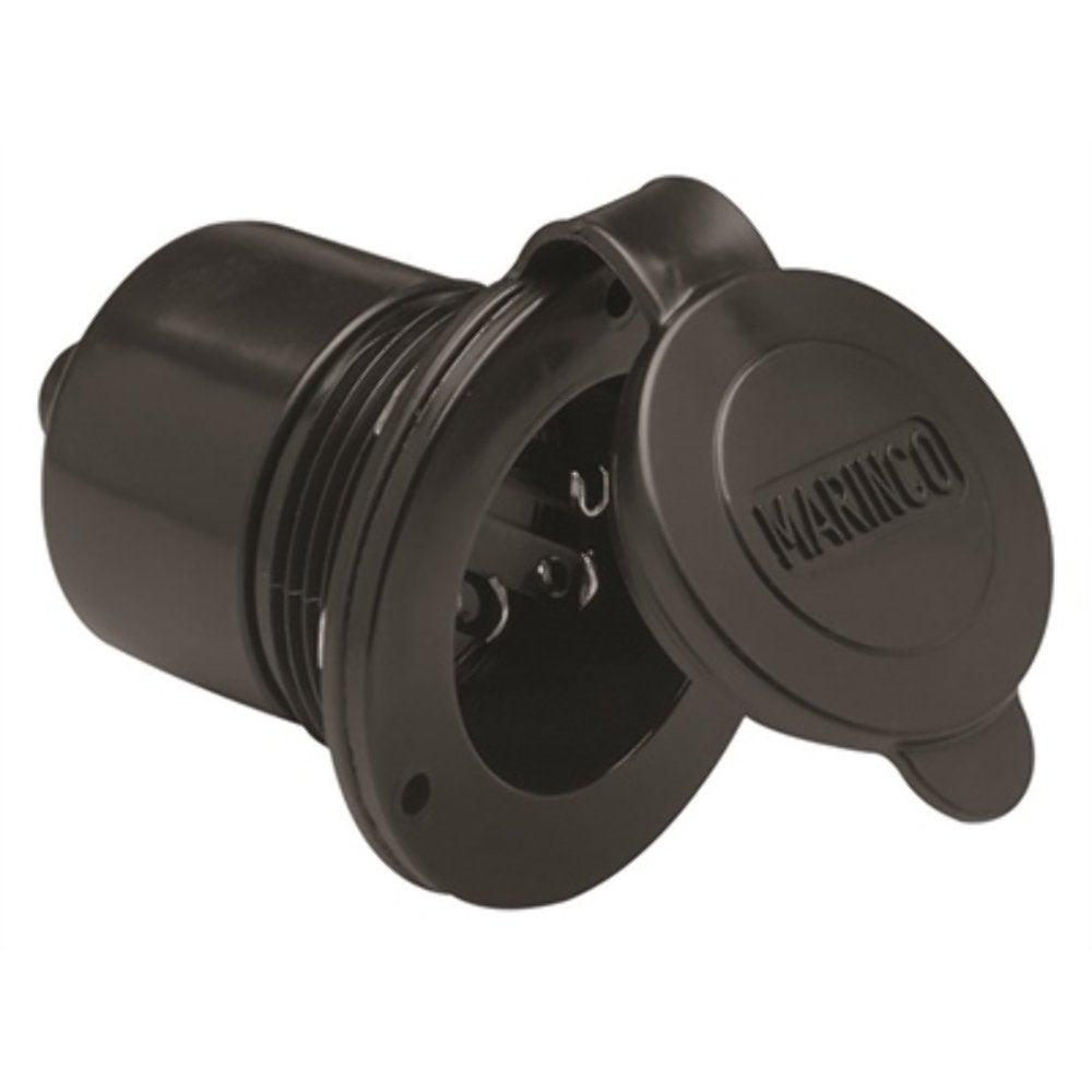 Marinco 150BBI On-Board Charger Inlet 15A 125V Black