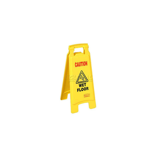 RUBBERMAID SIGN,CAUTION,WET FL