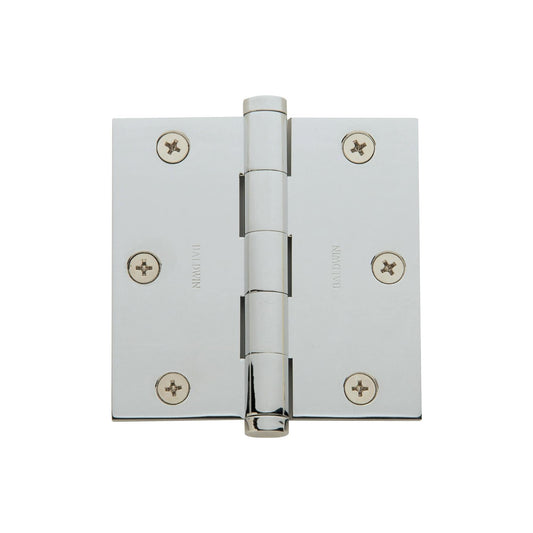 Baldwin 1035260I Square Mortise Hinge Bright Chrome