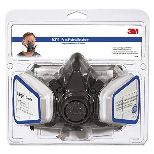 3M OV/P95 Paint Project Respirator 6311, Reusable Respirator, Large, 1-Kit