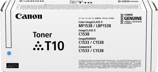 Canon T10 Cyan Toner Cartridge 10,000 Pages