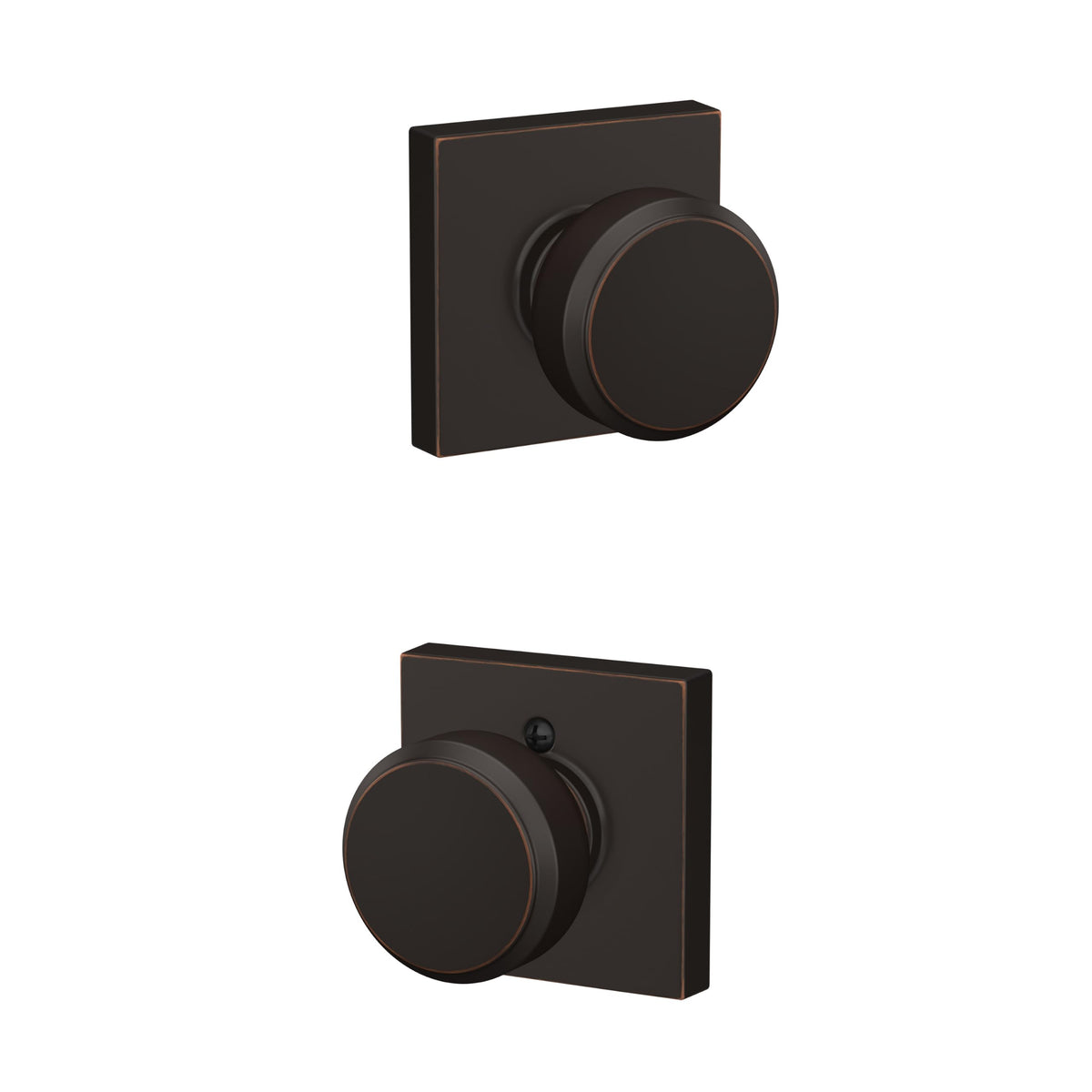 Schlage Bowery F10 BWE 716 COL Hall & Closet Knob