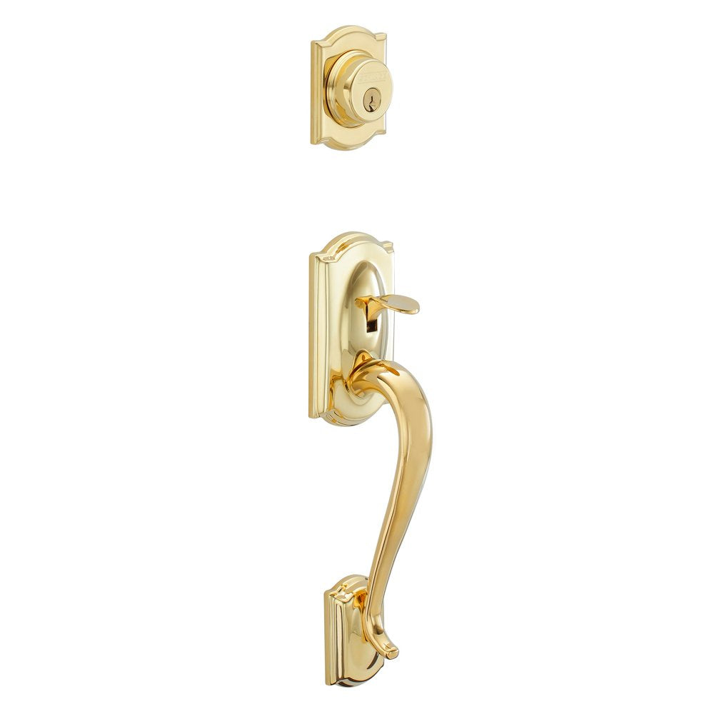 Schlage F58 Camelot 505 Active Handleset Exterior