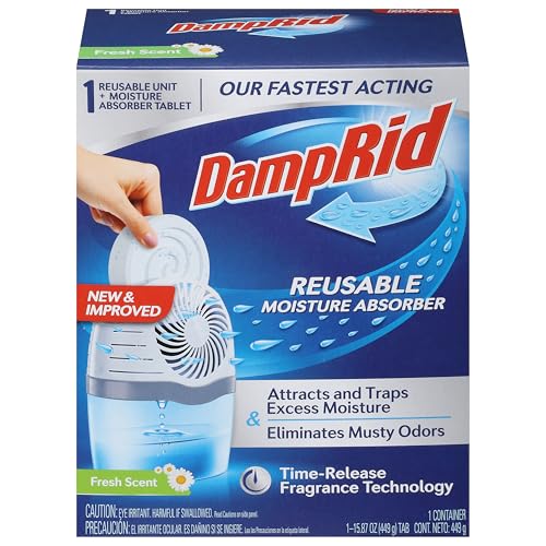DampRid, Reusable Moisture Absorber Fresh Scent, 15.87 Ounce